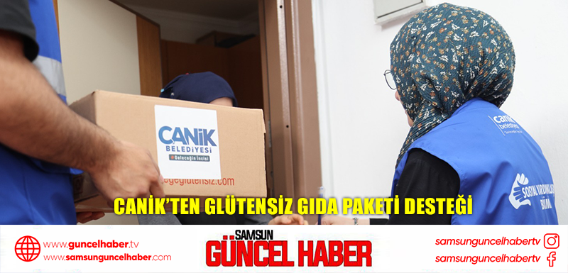 Canik'ten Glütensiz Gıda Paketi Desteği